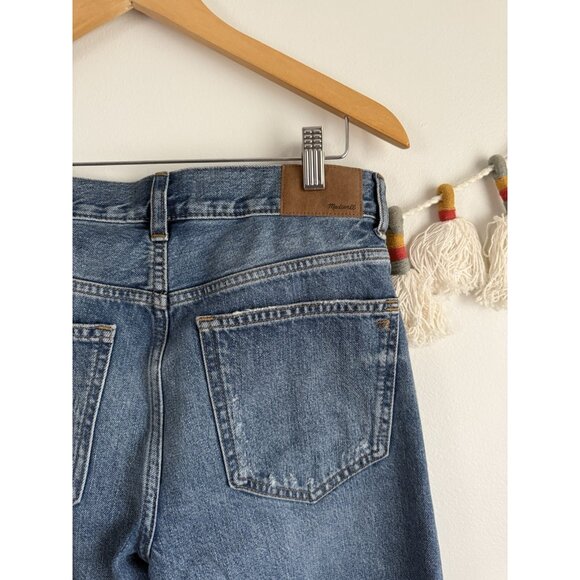 Madewell The Dean Easy Straight Jean Monessen Med Wash Denim Relaxed Fit 25 - Picture 11 of 12